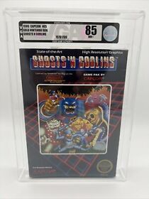 Ghosts ‘n Goblins Sealed VGA 85+ Graded Nintendo NES Game! Read Description!