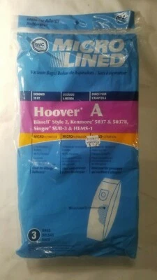 Bolsas de vacío Hoover A 3 micro forradas, Bissell, Singer Foto 1 de 2