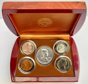 1960 PROOF SET IN MONETE UFFICIALI U.S. MINT DISPLAY ARGENTO NON CIRCOLATE - Foto 1 di 8