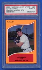 1990 JEFF BAGWELL ROOKIE HOF PSA 9 MINT A/AA NEW BRITIAN RED SOX ASTROS #26 RZC