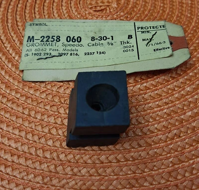 Plymouth Dodge DeSoto Chrysler 1960-1962 NOS cable Mopar Speedo ojal cortafuegos Foto 1 de 3