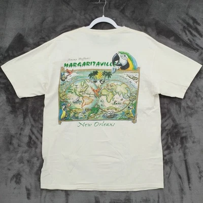 Jimmy Buffet Margaritaville TShirt New Orleans Graphic Short Sleeve Mens Large - Image 1 of 4
