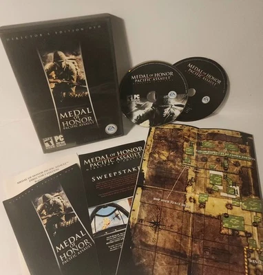 Medal of Honor Pacific Assault Directors Edition DVD PC DVD-ROM 2004 Complete - Image 1 of 4