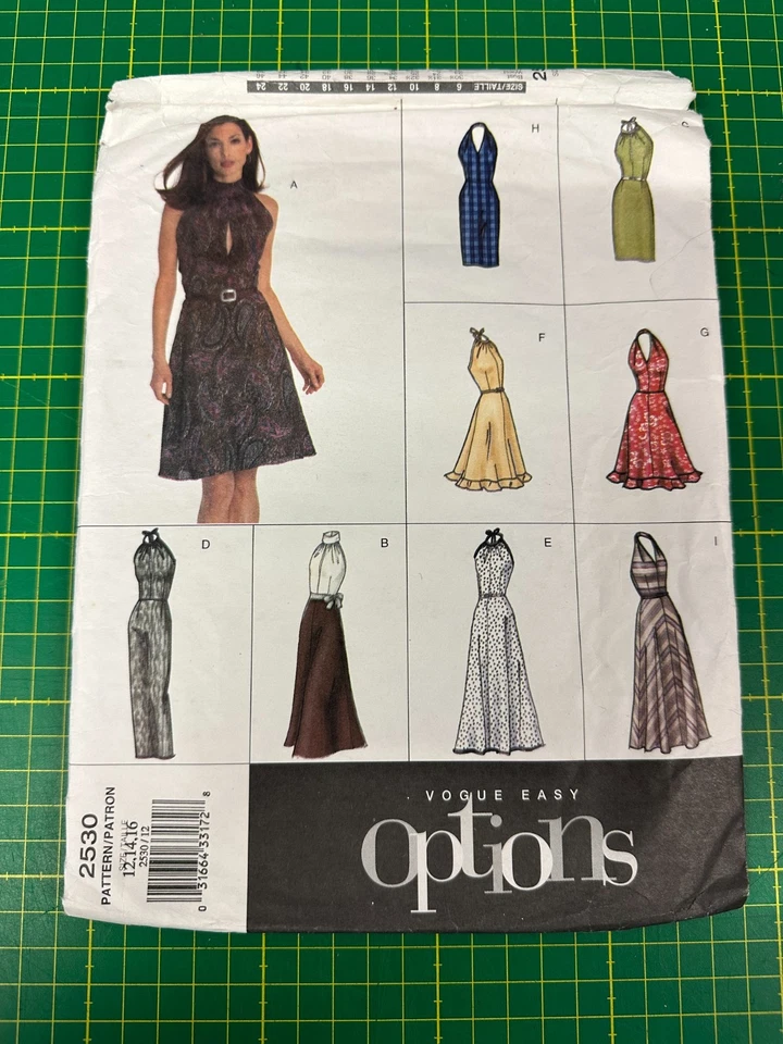 Vogue - Easy Options 2530 Sewing Pattern - Dresses - Image 1 of 1