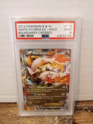 Pokemon White Kyurem EX 103/149 B&W Boundaries Crossed Holo - PSA 9 MINT - Image 1 of 2