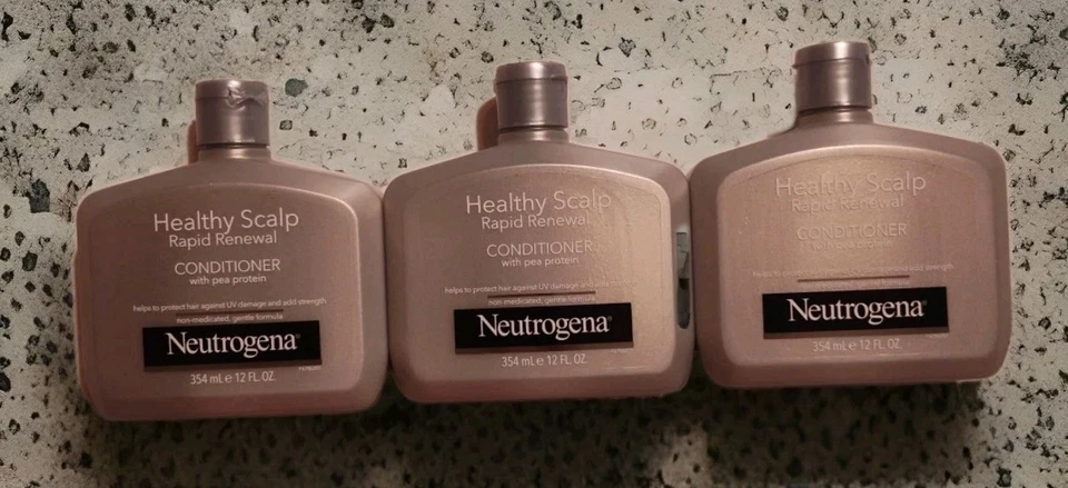 Lot of 3 Neutrogena Healthy Scalp Rapid Renewal Conditioner 12 oz each New - Image 1 of 1
