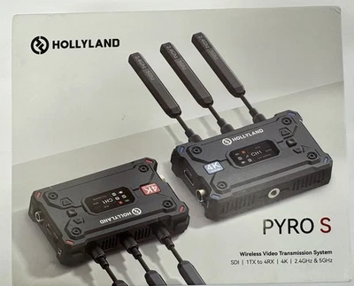 Receptor de sistema de transmisión de video inalámbrico Hollyland Pyro S HDMI SDI 4K 1300 pies Foto 1 de 4
