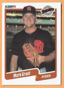 MARK GRANT SAN DIEGO PADRES #156 - FLEER NM-MT 1990 - Picture 1 of 2