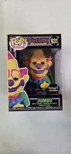Funko POP! Killer Klowns from Outer Space Blacklight Jumbo #931 Spirit Exclusive - Picture 1 of 6
