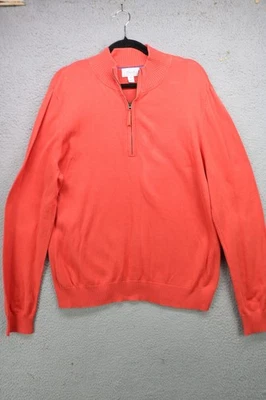 Foxcroft 100% Supima Cotton Long Sleeve 1/4 Zip Sweater-XXL-Minimalist-Fall - Image 1 of 4