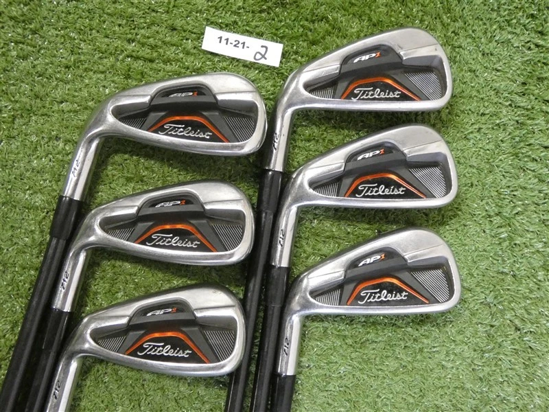 Titleist AP1 712 Womens Left Hand Irons 5-P Tour AD 50i Ladies Graphite  - Image 1 of 4