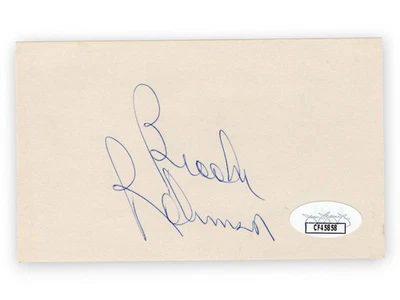Brooks Robinson Signed Autographed 3X5 Index Card Orioles HOFer JSA CF45858 - Image 1 of 2