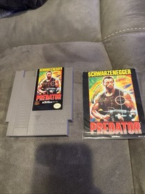 Schwarzenegger Predator Activision Nintendo Nes Game With Manual Tested !