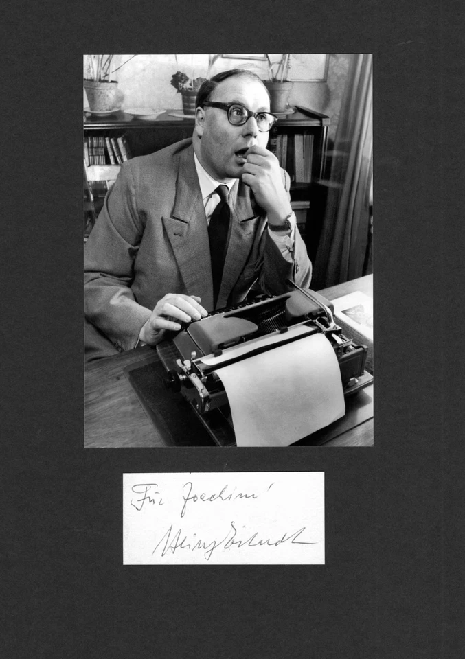 Heinz Erhardt+ - seltenes original Autogramm - "DIE MADE UND SO VIELES MEHR" - Bild 1 von 1