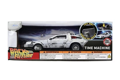 Jada 1/24 Back To The Future Part I - TIME MACHINE With LIGHTS (FROSTED) 36145 - Image 1 of 4