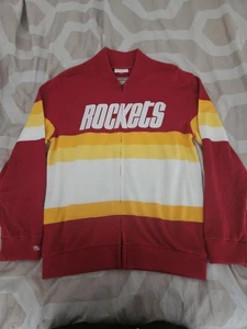 Houston Rockets Mitchell And Ness Zip Up Sweater - Picture 1 of 1