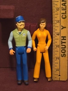 Giocattolo vintage 1978 Tonka Chevron stazione di servizio assistente e donna - Foto 1 di 14