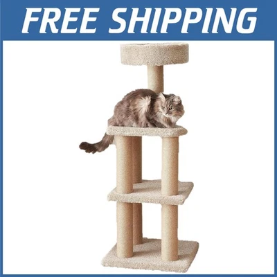 Sturdy Cat Tree for Large Breeds - Indoor Climbing Tower - Image 1 of 4