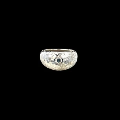 Anillo John Hardy Estate cúpula martillada damas talla 6,5 plata esterlina Estate JH108 Foto 1 de 4