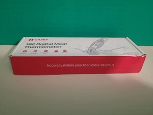 Habor 192 Digitales Fleischthermometer Nagelneu Wasserdicht Hintergrundbeleuchtung Sofortanzeige - Bild 1 von 4