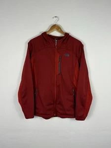 The North Face Canyonlands Full Zip Hoodie Fleece Walking Outdoors Red Size L - Imagen 1 de 7