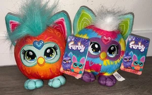 Furby Plush 5.5" Stuffed Animal Toy Hasbro Toy Factory NWT Lot Of Two - Picture 1 of 7