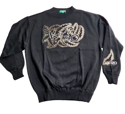 Sudadera Pullover Kenzo Golf Para Hombres L Bordada Logo Hojas Talla 3 Hecha en Japón Foto 1 de 4
