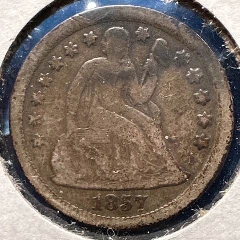 1857 10C Liberty Seated Dime (74249) Cover