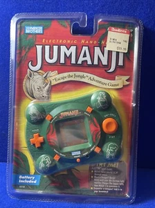 1996 VINTAGE JUMANJI ELECTRONIC ESCAPE THE JUNGLE HAND HELD PARER BROTHERS NEW - Picture 1 of 4