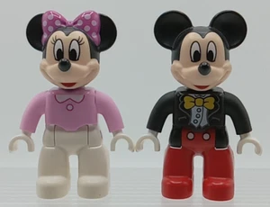Lego Duplo Disney Mickey and Minnie Mouse Minifigures 2.5" Replacement Lot - Picture 1 of 14