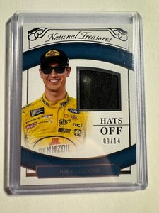 K152,404 - 2017 Panini National Treasures Hats Off #27 Joey Logano #/14