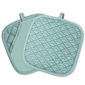 Pot Holders with Pockets and Non-Slip Silicone Grip Heat Resistant Hot Pads f... - Picture 1 of 8