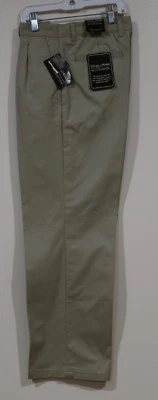 Pantalones de vestir informales plisados caqui George Martin para niños talla 14 precio de venta sugerido por el fabricante 30,00 USD nuevos con etiquetas Foto 1 de 3