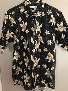 BOCA RATON NEW OLD STK BEACH RESORT WEAR KNIGHTSBRIDGE HAWAIIAN Hula Shirt S - Picture 1 of 1