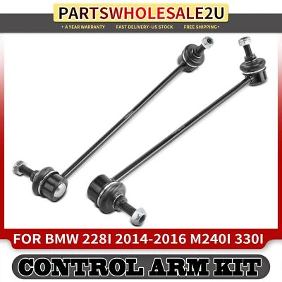 2x Barra estabilizadora delantera izquierda y derecha eslabones para BMW 228i 230i 320i 328d 330i 335i Foto 1 de 4