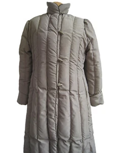 ABRIGO WOOLRICH EE. UU. PLUMÓN ACOLCHADO CAQUI MUJER TALLA M VINTAGE TE MANTENDRÁ CALIENTE - Imagen 1 de 11