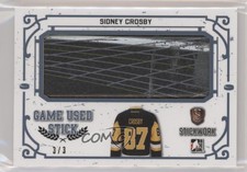 2017 Leaf ITG Stickwork Game Used Stick Platinum /3 Sidney Crosby #GS-23