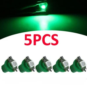 5pcs T5 B8.5D 5050 SMD Gree Car LED Dashboard Instrument Light Bulb Accessories - Bild 1 von 10