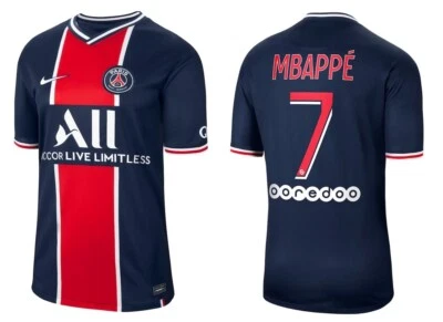 Trikot Nike Paris Saint-Germain 2020-2021 Home - Mbappe 7 I Kylian PSG Heim
