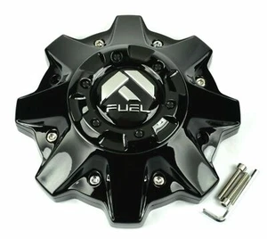 NEW Fuel Off Road Wheel Rim Center Cap Gloss Black Bolt On 8 Lug 1002-53GB - Picture 1 of 3