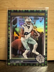 2024 Score Football CEEDEE LAMB #74 EXTRATERRESTRIAL ALIEN SSP CASE HIT COWBOYS - Picture 1 of 2