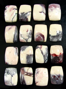 Pietra Preziosa Diaspro Porcellana Naturale 132,85 Ct 12x16 mm Cabochon Lotto 16 Pezzi - 61274 - Foto 1 di 2