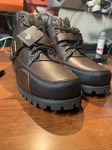 POLO ASSN. UU. Botas al tobillo Andes para hombre 12 marrones negras - Imagen 1 de 12