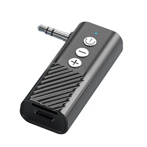 3-in-1 Wireless Bluetooth ABS Black 5.3 Transmitter Receiver Adapter Audio - Afbeelding 1 van 19