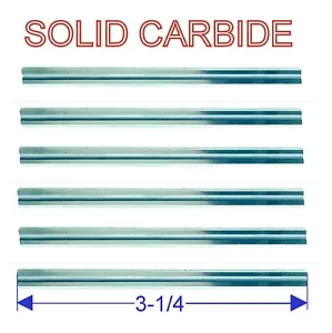 6 pc 3-1/4" Planer Blade (82 mm) 3 pairs Carbide Knife S - Picture 1 of 12