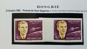 UNGARN - 1962 - Astronauten der USA und der UdSSR - MNH IMPERF. und PERFOR.– kompl. Set - Bild 1 von 7