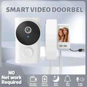 2.4G Wireless Smart 4.3" IPS Screen Intercom Video Doorbell Camera Monitor Home~ - Picture 1 of 9