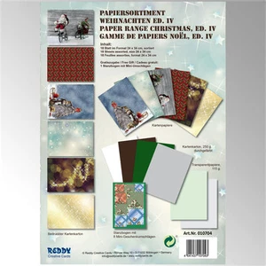 Cartoncino - Assortimento Carta - Natale Ed. IV - 18 fogli + mini buste - Foto 1 di 1