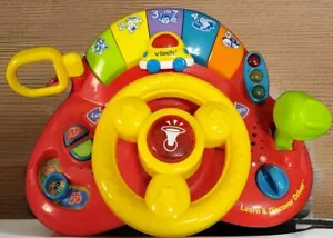 VTech Learn And Discover Driving Toy Lights Music Engine Sounds Horn Tested VG - Picture 1 of 6