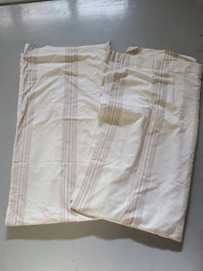 Pottery Barn "Riviera - Sandalwood" Linen BLKOUT Drape Panels 50 X 96 - 2 panels - Picture 1 of 8